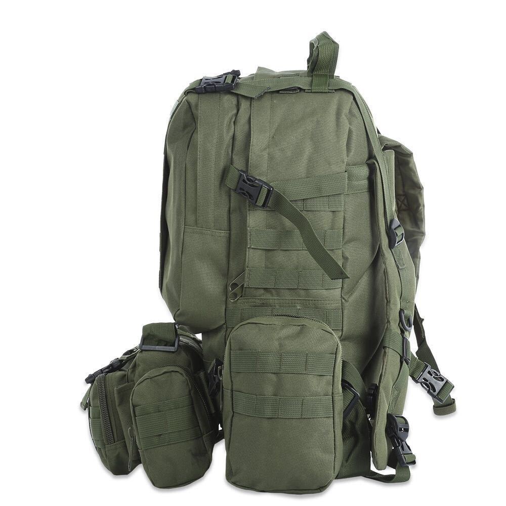 50L Outdoor Backpack Molle Military Tactical Rucksack Sports Bagpack